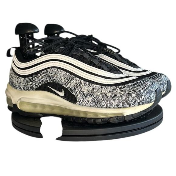 Womens Nike Air Max 97 CT1549-001 Leather Athletic Sneaker Shoes Size 7 White - Picture 3 of 6